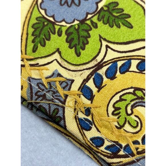 April Cornell Placemats Blue Yellow Floral Paisley Set Of 4 Spring Cottage - Picture 7 of 8